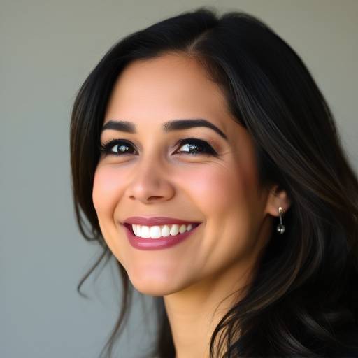 Profile picture of Maria Rodriguez, a woman with long dark hair smiling broadly